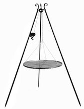 Lade das Bild in den Galerie-Viewer, Schwenkgrill 180 Cm - Grillrost Aus Rohstahl 80 Cm Mit Kurbel - Cook King - Shop