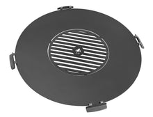 Lade das Bild in den Galerie-Viewer, Grillplatte für Feuerschale 78 cm mit Grillrost 36 cm und 4 Griffen - Cook King - Shop