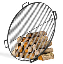 Lade das Bild in den Galerie-Viewer, Grillrost mit 4 Griffen aus Rohstahl 70 cm - Cook King - Shop
