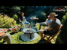 Carica e avvia il video nel visualizzatore di galleria, Cook King Feuerschale PORTO Ø 80 cm – Massiver Naturstahl, handgefertigt in Europa - Produktvideo
