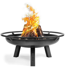 Charger l'image dans la galerie, Feuerschale XXL „PORTO“ 60 cm mit Feuer - Cook King