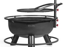 Lade das Bild in den Galerie-Viewer, Multifunktionale Feuerschale Premium „BANDITO“ mit Grillrost 70 cm - Cook King - Shop