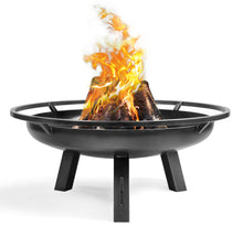 Lade das Bild in den Galerie-Viewer, SPAR - SET Feuerschale „PORTO“ 60 cm inkl. Grillrost und Funkenfang - Cook King - Shop