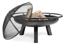 Lade das Bild in den Galerie-Viewer, SPAR - SET Feuerschale „PORTO“ 60 cm inkl. Grillrost und Funkenfang - Cook King - Shop