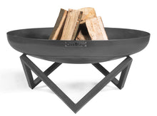 Lade das Bild in den Galerie-Viewer, Feuerschale „SANTIAGO“ 80 cm Aus Hochwertigem Stahl - Cook King - Shop
