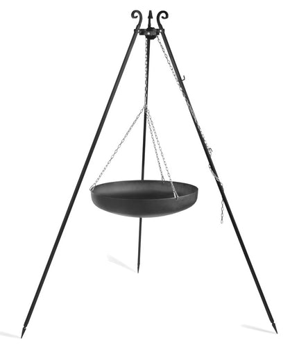 Wok Am Dreibein, 180 Cm Höhe, Rohstahl, 60 Cm Durchmesser - Cook King - Shop