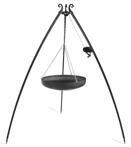 Wok Am Dreibein, 200 Cm Höhe, Rohstahl, 60 Cm Durchmesser - Cook King - Shop