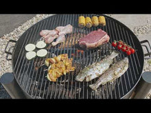 Laden und Abspielen von Videos im Galerie-Viewer, Cook King Feuerschale MONTANA hoch Ø 70 cm – Massiver Naturstahl, handgefertigt in Europa - Produktvideo
