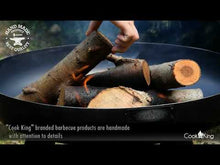 Charger et lire la vidéo dans la visionneuse de la Galerie, Cook King Feuerschale POLO Ø 60 cm – Massiver Naturstahl, handgefertigt in Europa - Produktvideo
