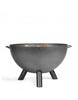 Cook King Feuerschale KONGO tief Premium Ø 85 cm – Massiver Naturstahl, handgefertigt in Europa