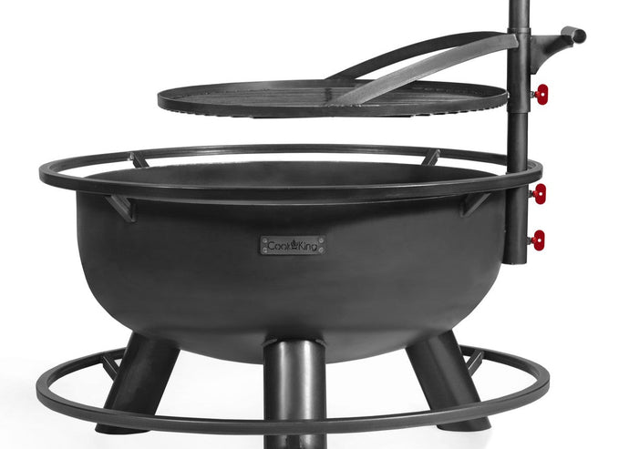 Multifunktionale Feuerschale Premium „BANDITO“ mit Grillrost 70 cm - Cook King - Shop