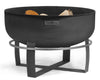 Cook King Feuerschale VIKING XXL Ø 80 cm – Massiver Naturstahl, handgefertigt in Europa