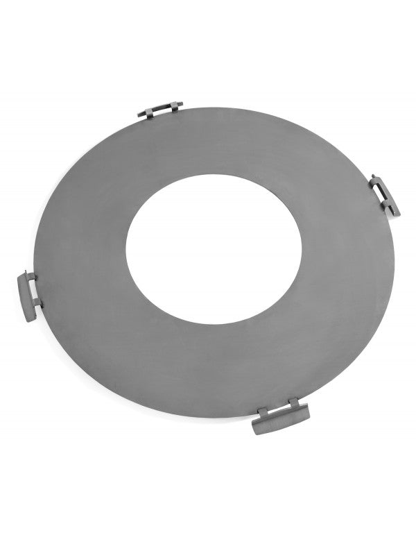 Rostfreie Grillplatte für Feuerschale 78 cm mit vier Griffen - Cook King - Shop